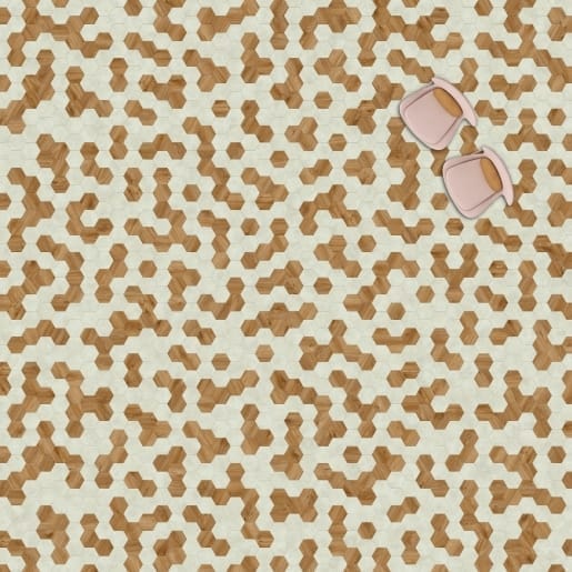 Hexagon- plak PVC vloer- Moduleo Moods - Afbeelding 10