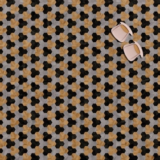 Hexagon- plak PVC vloer- Moduleo Moods - Afbeelding 29